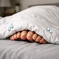 Hiding feet